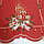 Салфетка новогодняя льняная вышитая декоративная с вышивкой  "Новый Год"  40*40 см, фото 3