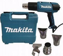 Термовоздуходувка HG 6031 VK в чем. + набор сопл (1800 Вт) MAKITA HG6031VK