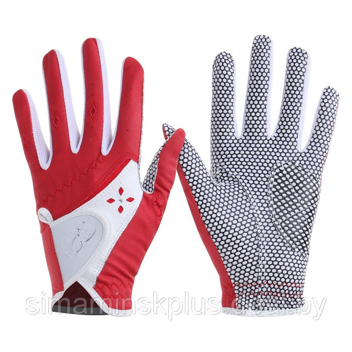 Перчатки для гольфа PGM, женские, пара, противоскользящие, микрофибра, размер 20 - фото 2 - id-p195961221