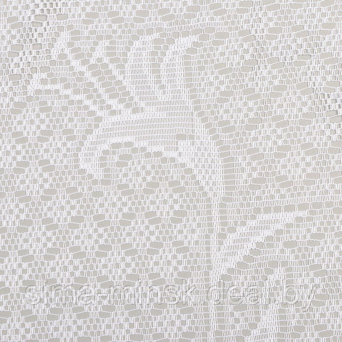 Тюль на кухню на шторной ленте, размер 245х165 см, цвет белый, 100% полиэстер - фото 2 - id-p195966724