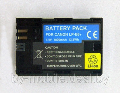 АКБ (Аккумуляторная батарея) для фотоаппаратов LP-E6 - фото 1 - id-p46734771