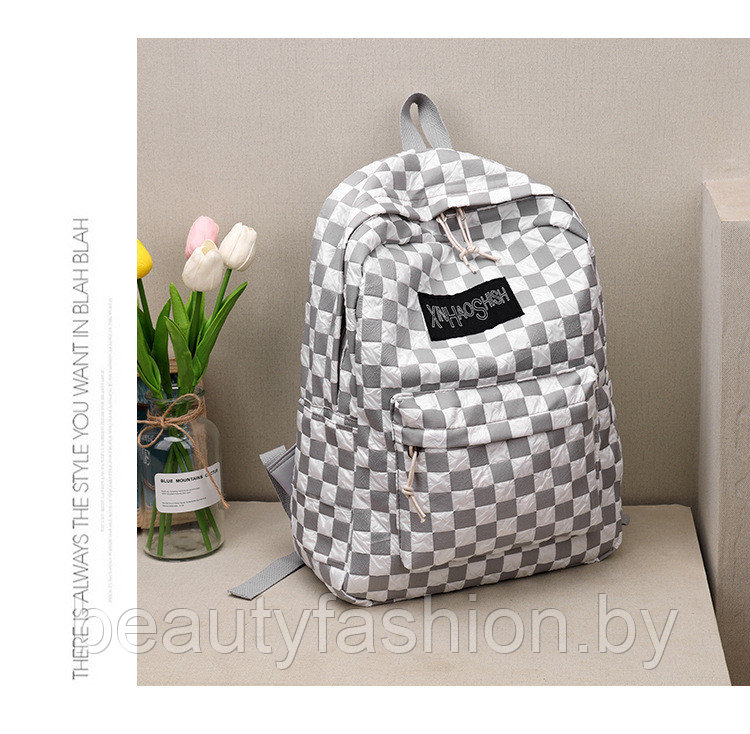 Рюкзак модель 657 (серый/белый) - фото 7 - id-p195988359