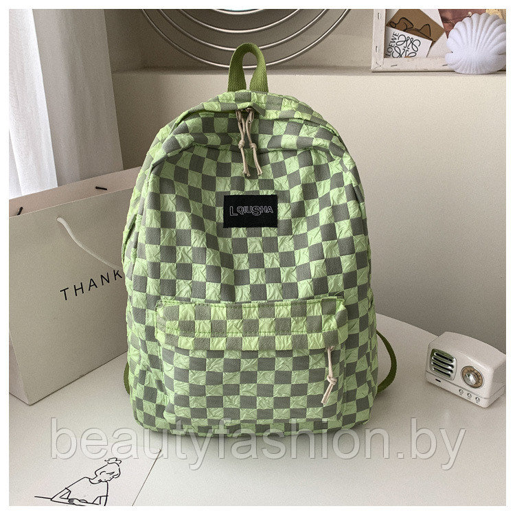 Рюкзак модель 656 (зеленый/серый) - фото 3 - id-p195988362