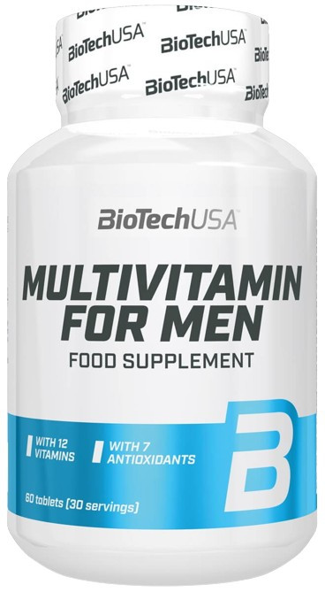 Витамины, минералы и жирные кислоты BioTechUSA Витамины Multivitamin for Men 60 таб - фото 1 - id-p195990354