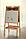 Доска мольберт высота 90 см, деревянная двухсторонняя со счетами для рисования детей, фото 2