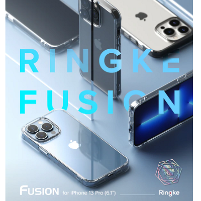 Чехол бампер Ringke Fusion Series прозрачный для Apple iPhone 13 Pro - фото 2 - id-p195990342