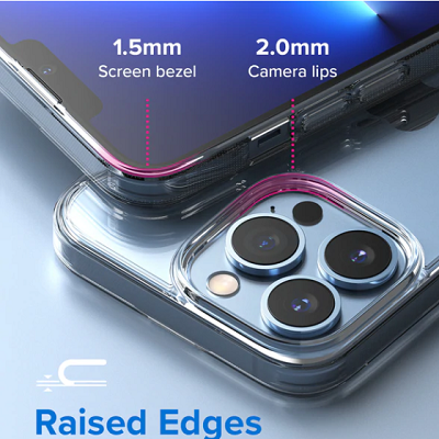 Чехол бампер Ringke Fusion Series прозрачный для Apple iPhone 13 Pro Max - фото 4 - id-p195990343