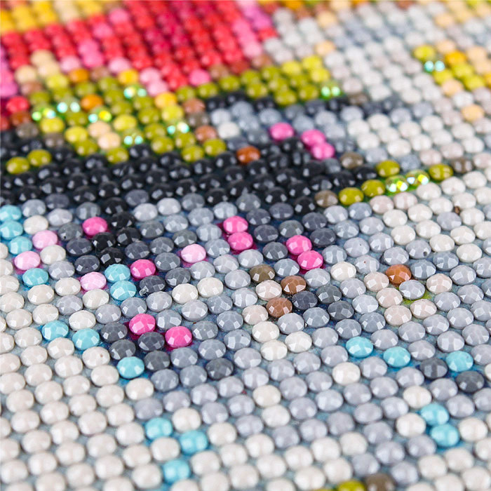 Алмазная мозаика (живопись) 40*50 см, котенок с розой - фото 7 - id-p195991081