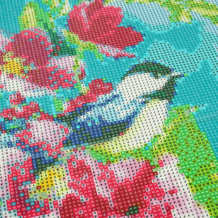 Алмазная мозаика (живопись) 40*50 см, синицы в цветах - фото 3 - id-p195991377