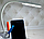 Гибкая настольная лампа - органайзер канцелярский Stark с функцией беспроводной зарядки для смартфона, фото 3