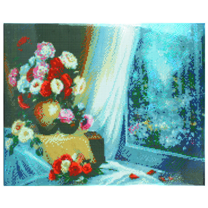 Алмазная мозаика 40*50 см, Разнообразие цветов - фото 2 - id-p195992659