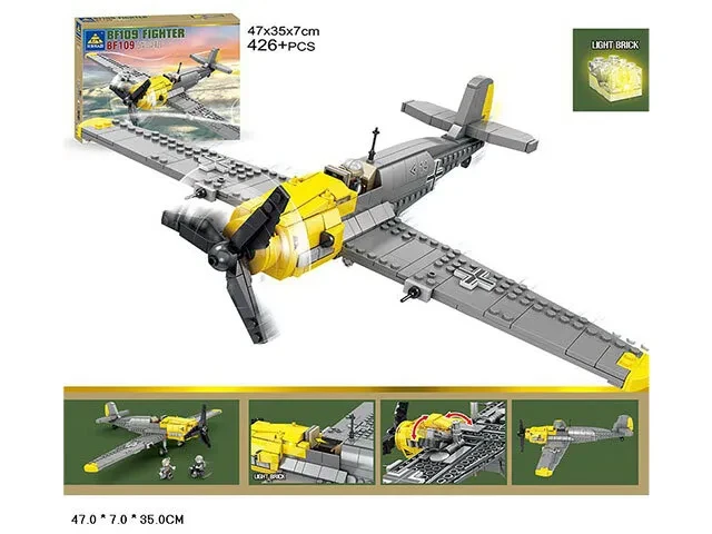 Конструктор Kazi 82053 Самолет «Мессершмитт BF 109» - фото 6 - id-p195992678