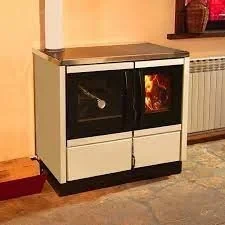 MBS Thermo Rocky плита на дровах (с водяным контуром) кремовая