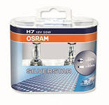 Галогенная лампа Osram Silverstar +50% H7