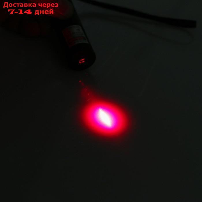 Лазерная указка аккумуляторная, луч красный, дальность луча 2 км, 1200 мА 3.7 V, 100 mV - фото 5 - id-p195707566