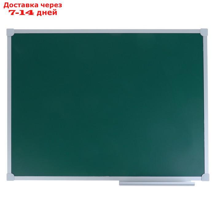 Доска магнитно-меловая, 60 х 90 см, зелёная, в алюминиевом профиле серии LINE - фото 2 - id-p195655684