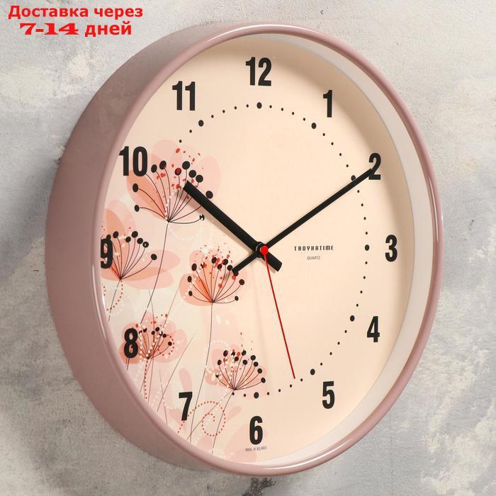 Часы настенные "Полевые цветы", плавный ход, d=30.5 см - фото 2 - id-p195710437