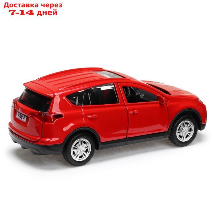 Машина металлическая TOYOTA RAV 4, 12 см, открывающиеся двери, инерционная, цвет красный - фото 3 - id-p195654732