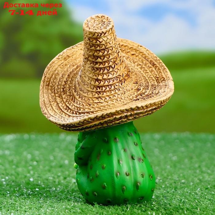 Садовая фигура "Лягушка в соломенной шляпе" 11х12х16,5см - фото 3 - id-p195684287