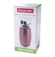 Кофемолка механическая ручная с керамическими жерновами Kamille арт. КМ 7029C