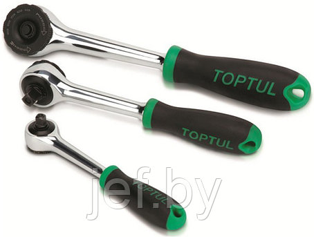 Трещотка 3/8" безредукторная 200мм TOPTUL CJBT1220, фото 2