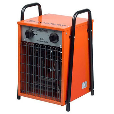 Ecoterm EHC-09/3B Нагреватель воздуха электрический кубик, 2ручки, 9 кВт, 380В / экотерм EHC-09/3B