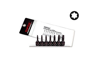 Набор бит шестигранное под головку 3/8" 7 предметов на подвесе TOPTUL GDAG0703, фото 2