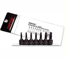Набор бит шестигранное под головку 3/8" 7 предметов на подвесе TOPTUL GDAG0703, фото 3