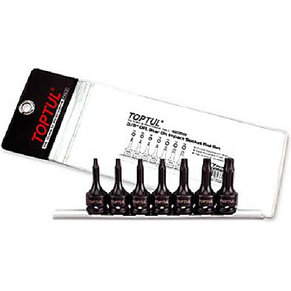 Набор бит шестигранное под головку 3/8" 7 предметов на подвесе TOPTUL GDAG0703, фото 2