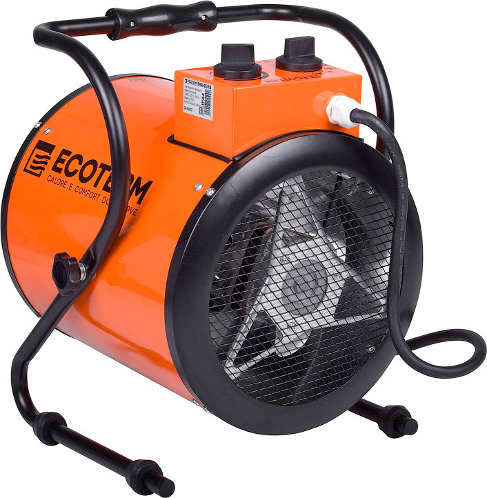 Ecoterm EHR-05/1B Нагреватель воздуха электрический, пушка, 5 кВт, 220В / экотерм EHR-05/1B - фото 2 - id-p25379375
