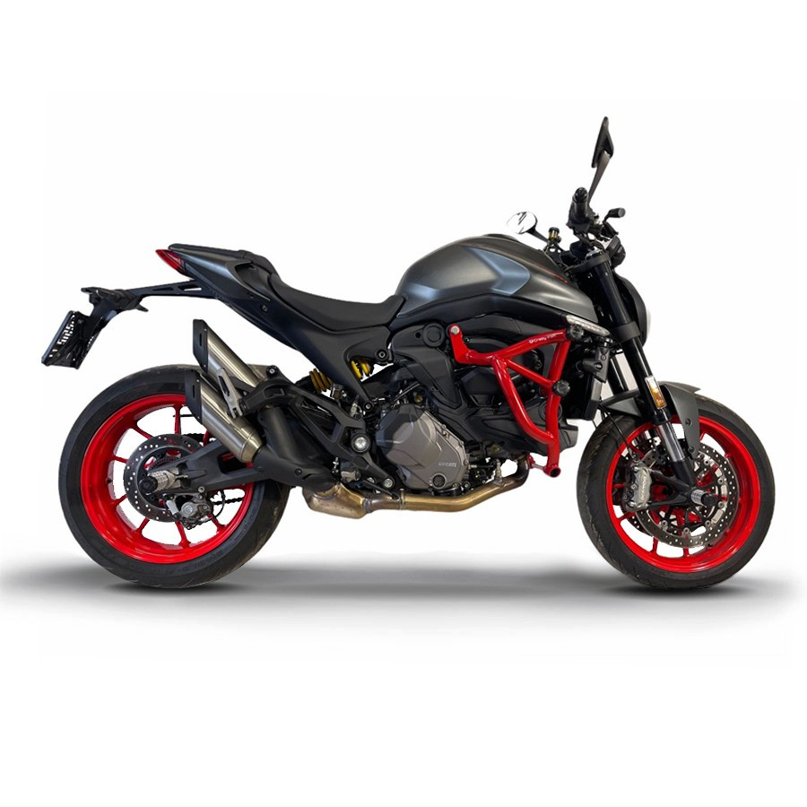 Клетка на мотоцикл DUCATI Monster 937 2021- CRAZY IRON серии DAMPER - фото 1 - id-p195009403