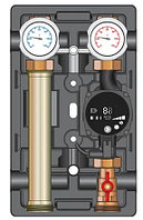 Насосная группа Meibes UK без смесителя, 1" с насосом KSB Calio SI Dual 25-80-180