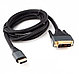 Кабель HDMI - DVI CC-HDMI-DVI-4K-6 4K 1.8м. 19M/19M Cablexpert, фото 2