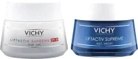 Набор косметики для лица Vichy Liftactiv Supreme Крем д/лица SPF30 50мл+Крем д/лица ночной 50мл