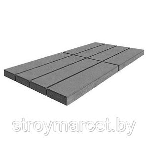 Тротуарная плитка Гранада, 80 мм, серый, Native