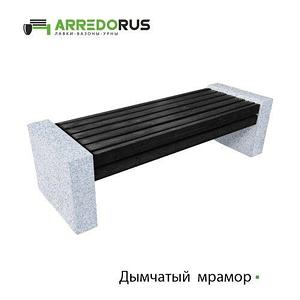 Лавка Bridge, полимерный брус, цвет "Венге"