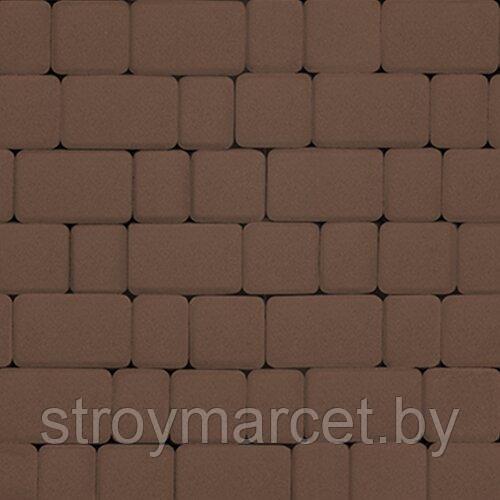 Тротуарная плитка Инсбрук Альт, 40 мм, коричневый, гладкая - фото 2 - id-p196063624