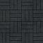 Тротуарная плитка Паркет, 60 мм, чёрный, гладкая, фото 2