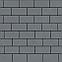 Тротуарная плитка Прямоугольник Лайн, 80 мм, серый, гладкая, фото 2