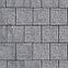 Тротуарная плитка Квадрат большой, 60 мм, серый, бассировка, фото 2