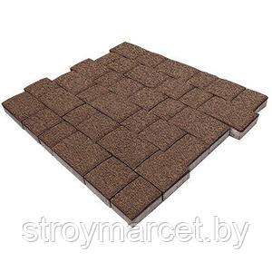 Тротуарная плитка Инсбрук Инн, 60 мм, коричневый, native