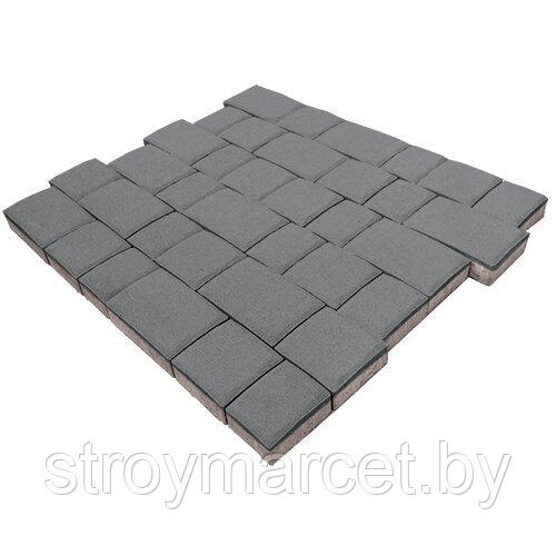 Тротуарная плитка Инсбрук Инн, 60 мм, серый, гладкая