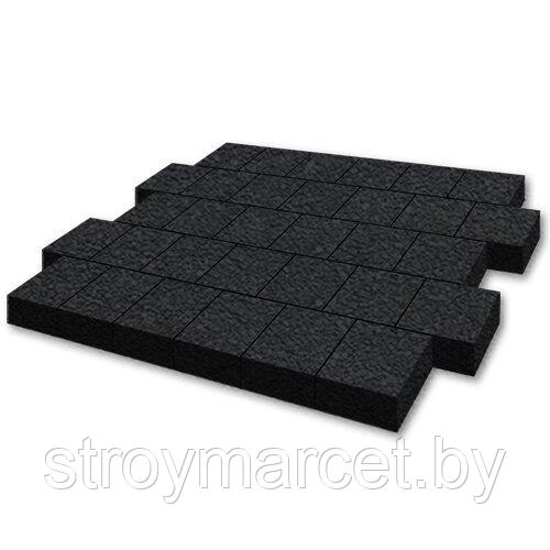 Тротуарная плитка Валенсия, 80 мм, черный, Native - фото 1 - id-p196064074