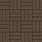 Тротуарная плитка Паркет, 60 мм, коричневый, бассировка, фото 2