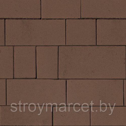 Тротуарная плитка Инсбрук Тироль, 60 мм, коричневый, гладкая - фото 2 - id-p196064126
