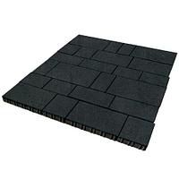 Тротуарная плитка Инсбрук Тироль, 60 мм, чёрный, гладкая