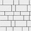Тротуарная плитка Инсбрук Тироль, 60 мм, белый, гладкая, фото 2