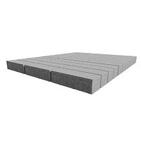 Тротуарная плитка Ригель, 80 мм, серый, SoftWash