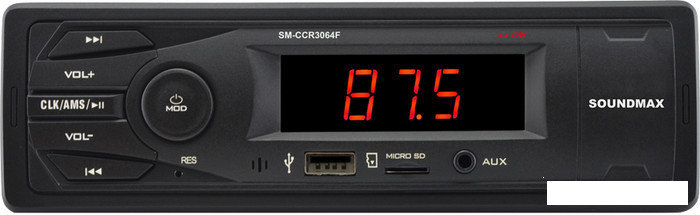 USB-магнитола Soundmax SM-CCR3064F, фото 2