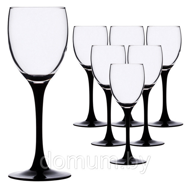 Набор бокалов для вина Luminarc Domino 6шт 250мл H8169 - фото 7 - id-p196088213